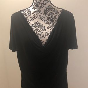 Lane Bryant black blouse